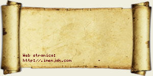 Danica Komnenić vizit kartica